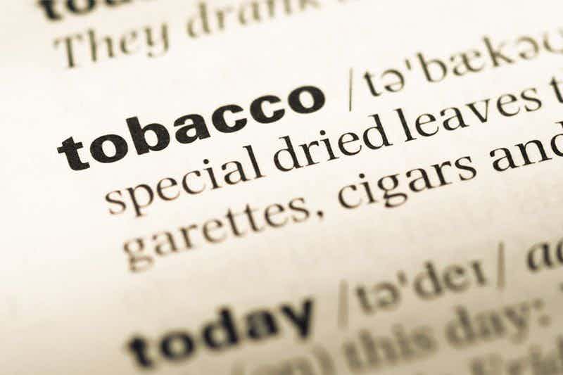 Tobacco-definition