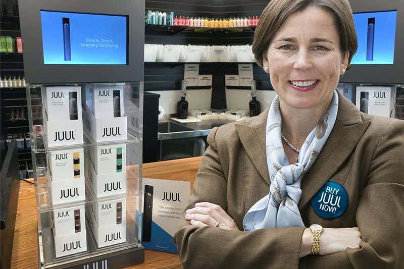 Maura healey support Juul products
